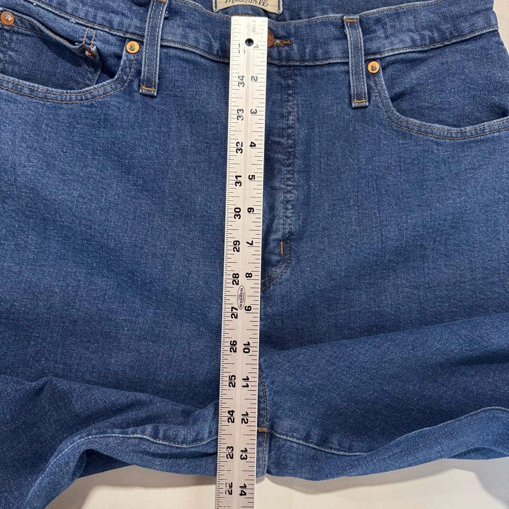 Madewell Jeans Women 31 Blue Perfect Vintage Wide Leg High Waist Stretch Denim - Picture 8 of 11